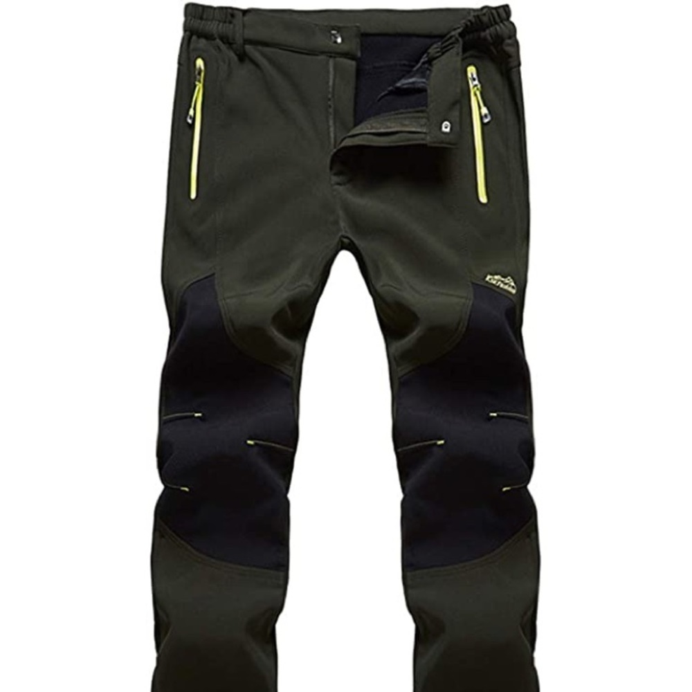 New Mens Heavy Insulated Snow Pants w/ Belt - Picture 1 of 2